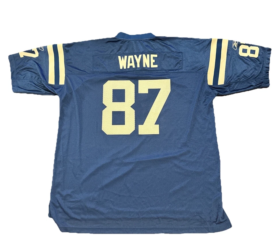 Jersey Indianapolis Colts XXL Reggie Wayne para hombre azul  Foto 1 de 4