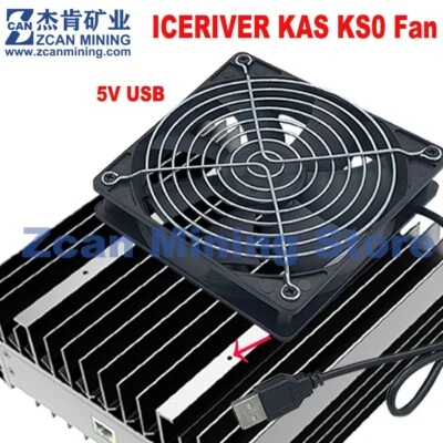 Iceriver Miner KS0 Pro ULTRA Fan 12cm 5V USB with Net Screw ALPH AL0 Cooling Fan - Image 1 of 4