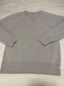 Madewell Womens Sweatshirt Medium Gray Long Sleeve Thick Pullover - Picture 1 of 10