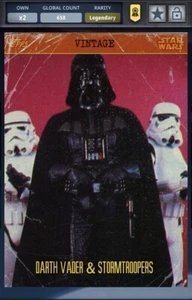 Topps Star Wars Card Trader- 2015 Vintage Award Darth Vader & Stormtroopers - Picture 1 of 2