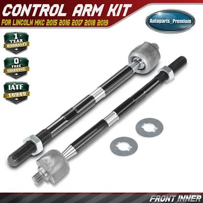 2Pcs New Inner Tie Rod End for Lincoln MKC 2015 2016 2017 2018 2019 L4 2.0L 2.3L - Image 1 of 4