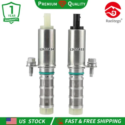 12655433 12655434 Intake＆Exhaust 2PCS VVT Solenoid Valve For Buick Cadillac GMC Foto 1 de 4