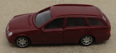 Rara Design Herpa Ho 1/87 Mercedes-Benz E 200 T S211 Rosso Bordeaux - Immagine 1 di 4