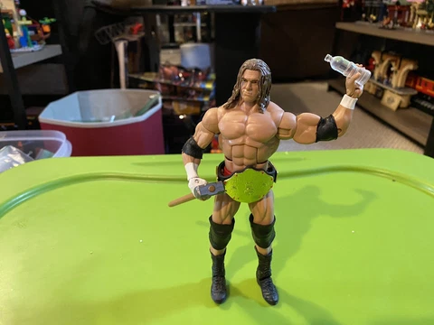 WWE Mattel Elite Fan Central Triple H Action Figure Cover