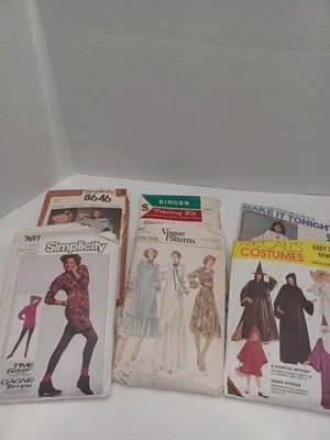 Lot Of 6 Mixed Patterns. McCalls,Simplicity, Vogue, Singer Tracing Paper - Image 1 of 4