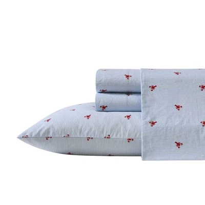 Nautica - Queen Sheets, Cotton Percale Bedding Set, Casual Home Decor (Lobste... - Image 1 of 4