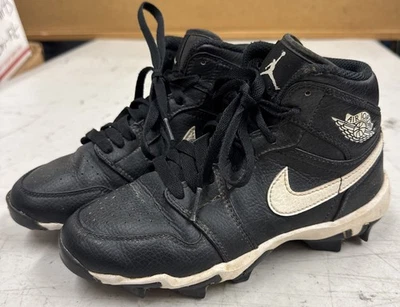 NIKE AIR JORDAN 1 Mid Youth Botines Talla 2Y Fútbol HF6883-001 Zapatos Foto 1 de 4