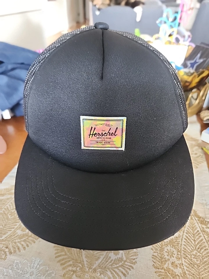 Herschel Supply Co. Sombrero Hueso Ballena Malla Gorra Snapback Camionero Negro Talla Única  Foto 1 de 4