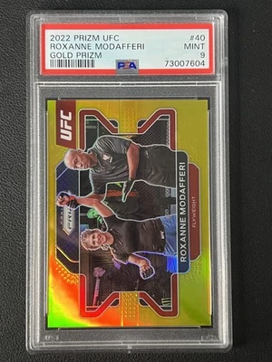 2022 Prizm UFC Roxanne Modafferi Gold 10/10 #40 PSA 9 - Image 1 of 2