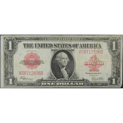 1923 $1 Large Size Legal Tender Note G Good Currency SKU:I23072 - Image 1 of 2