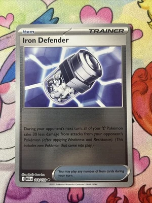 Iron Defender 118/132 Uncommon Reverse Holo - Pokémon TCG Mega Evolution - NM - Image 1 of 2