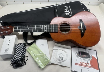 LOTE Ukelele Concierto Caoba Sólida 23 pulgadas para Prof. Principiante, Como Nuevo Foto 1 de 4