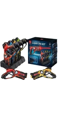 Set of 4 Rechargeable Laser Tag Blasters No Vests Needed w/Docking Station, 4 lb - Image 1 of 4