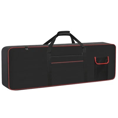 61-key Portable Electric Keyboard Case Waterproof Gig Bag 10mm Thicken Foam - Image 1 of 4