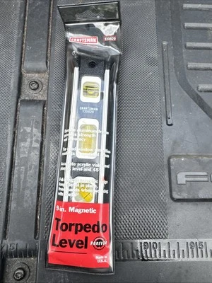 Sears Craftsman USA Nos 9” Magnetic Torpedo Level W Case 39829 - Image 1 of 4