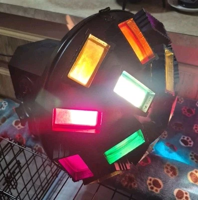 Vintage American DJ Mystic Sound Activated Effects Fixture Disco Light  Halogen - Image 1 of 4