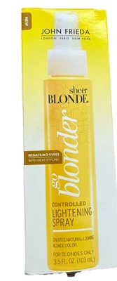 John Frieda Sheer Blonde Go Blonder 控制美白喷雾 3.5 盎司 — 第 1/2 张图片