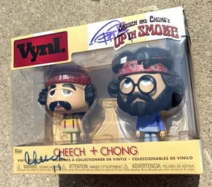 CHEECH & CHONG SIGNED VYNL Figure PSA/DNA AUTHENTICATION Up In Smoke - Picture 1 of 8