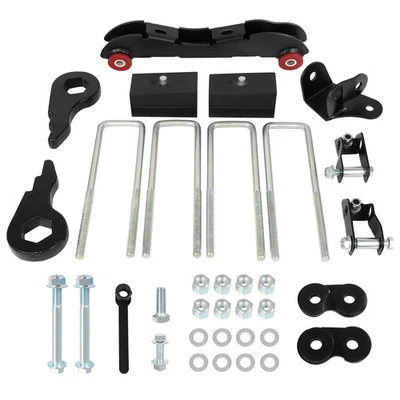 Kit de elevación niveladora completa delantera 1-3" trasera 2" para 88-99 Chevy GMC K2500 K3500 4x4 Foto 1 de 4
