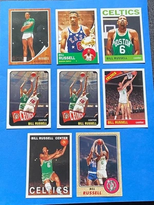 2007-08 Topps Bill Russell Los Años Perdidos Lote de 8 Cartas Celtics Foto 1 de 2