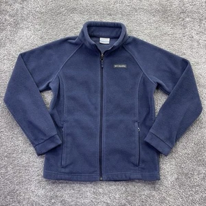 Columbia Jacket Girls Large 14 16 Blue Benton Springs Full Zip Fleece 1510631 - Picture 1 of 11
