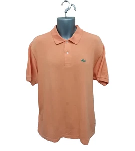 Lacoste Herren Poloshirt Größe 6 Orange Baumwolle  - Bild 1 von 9