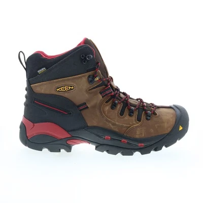 Keen Pittsburgh Bison Steel Toe Waterproof Boots Mens Brown Work Boots 13 - Image 1 of 4