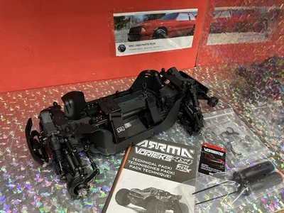 Arrma VORTEKS 223S BLX 1/10 4x4 Truck RED Chassis Slider V4 Roller Servo 3s - Image 1 of 4
