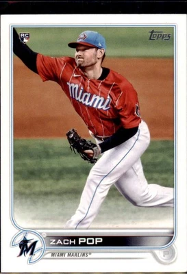 2022 Topps #108b Zach Pop - Image 1 of 2