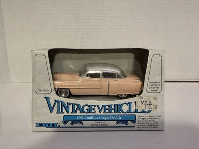 Vehículos de colección ERTL 1952 rosa Cadillac cupé DeVille escala 1:43 #2541 Foto 1 de 4