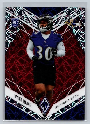 2022 Panini Phoenix #148 Tyler Badie /150 Red Lazer Prizm - Image 1 of 2
