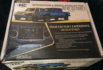 PAC SRK-JW18EH ELEV8 and HEIGH10 Installation Kit 2018+ Jeep Wrangler Brand New - Image 1 of 4