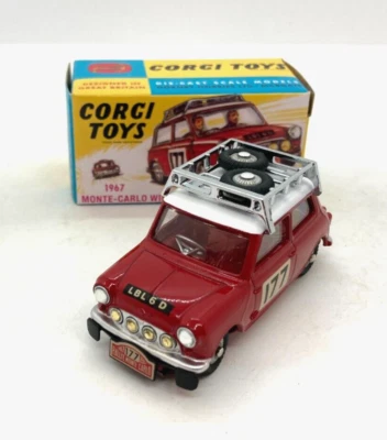 39800 CORGI TOYS / REEDITION / 339 BMC MINI COOPER S WINNER MONTE CARLO 1967 - Photo 1/4