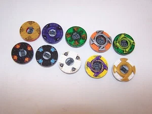 Lego Ninjago Spinner lot of 10 Black Dragon Kai Spinjitzu Zane Kruncha - Picture 1 of 4