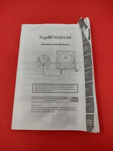 Sega Dreamcast Console system Instruction Manual Paper Booklet - Picture 1 of 7