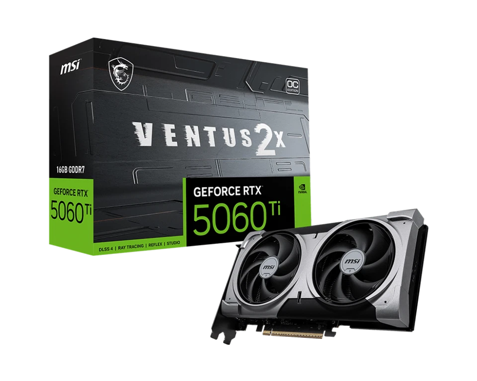 MSI G506T-16V2CP NVIDIA GeForce RTX 5060 Ti Graphic Card - 16 GB GDDR7