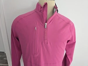 PETER MILLAR CROWN CRAFTED RSWD MEN’S New Half ZIP Windbreaker Jacket Size M - Picture 1 of 16