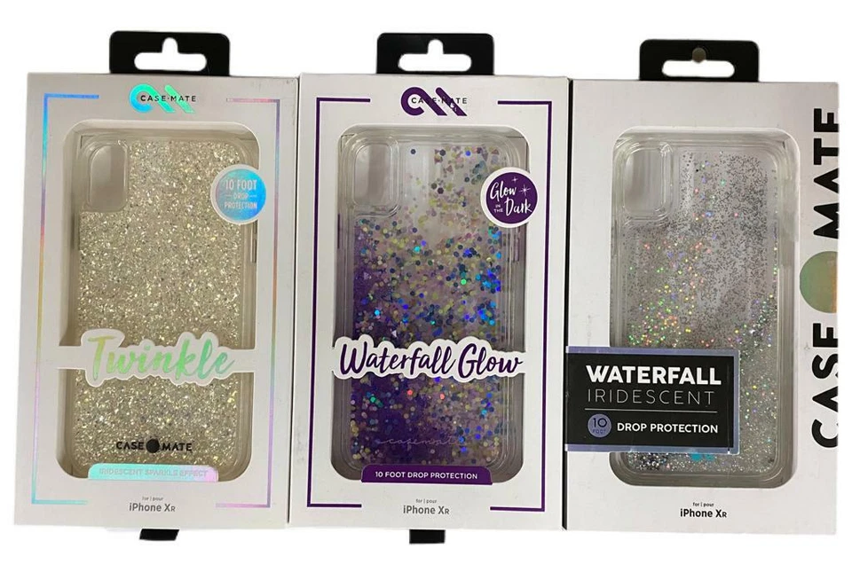 Funda Case-Mate Cascada Brillo Brillante para iPhone XR (6.1") Púrpura Brillo Polvo de Estrellas Foto 1 de 1