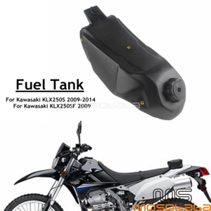 Plastic 2.4 Gal Fuel Tank Black Fits Kawasaki KLX250SF 2009 KLX250S 2009-2014 - Picture 1 of 9