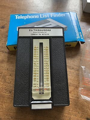 Répertoire Téléphonique Mécanique Vintage  Années 70, Publicitaire, Neuf • 15.90€