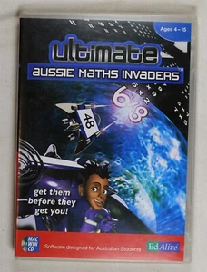 Ultimate Aussie Maths Invaders PC Mac Windows 95 Mac OS 8.1 - Picture 1 of 2