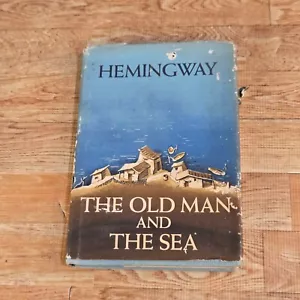 The Old Man and the Sea: Ernest Hemingway Vintage Scribner's Edition 1960s READ - Foto 1 di 5