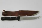 JAPANESE GAME OR FISH KNIFE WITH SHEATH HAND MADE HIGH-CARBON STAINLESS