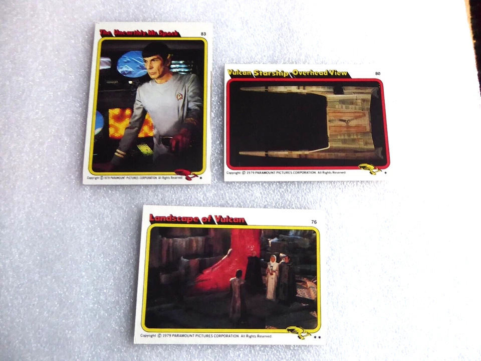 TOPPS STAR TREK - THE MOTION PICTURE TRADING CARDS 1979 - PICK 5 FROM MY LIST - Image 1 of 4