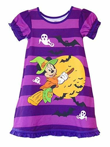 Camisón Minnie Mouse Halloween Bruja Rayas Púrpura, Camisón Foto 1 de 1