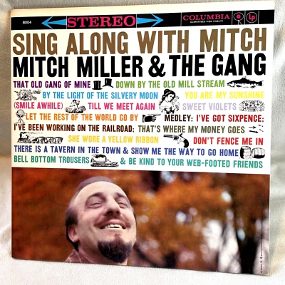 Sing Along with Mitch -Mitch Miller and the Gang  VINYL LP PC-8004 NM Jazz — 第 1/4 张图片