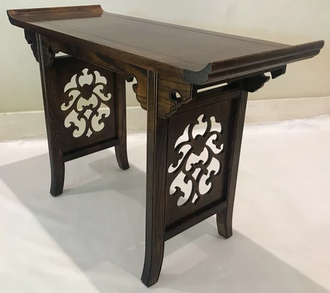 Baker Furniture by Michel Taylor Chinese Collection Console / Altar Table Cover