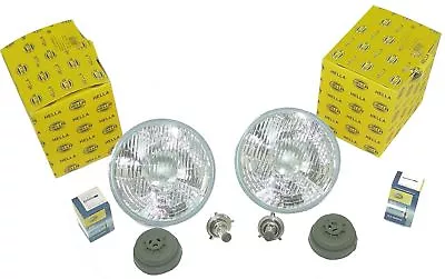 HELLA H4 HALOGEN CONVERSION HEADLIGHT KIT VOLKSWAGEN T1 BUG SUPER BEETLE T2 BUS - Image 1 of 3
