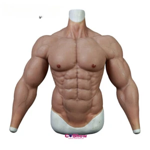 Traje muscular de silicona pecho falso para disfraz de cosplay - Imagen 1 de 22
