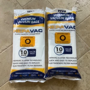 HepaVac Veva Premium Stoffstaubsaugerbeutel (Varue Pack) für O Style Staubsauger (16) - Bild 1 von 10